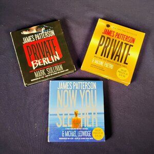 3 Audio CDs by New York Times Best Seller James Patterson